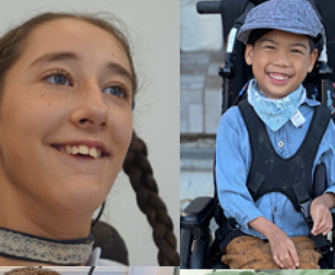 Holland Bloorview clients (Maria, Luca, Gabriele, Clarke)