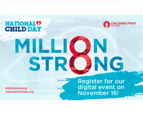 banner for national child day