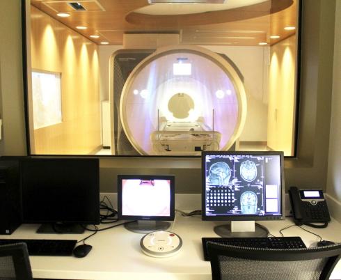 Image of Holland Bloorview's research MRI suite's control room
