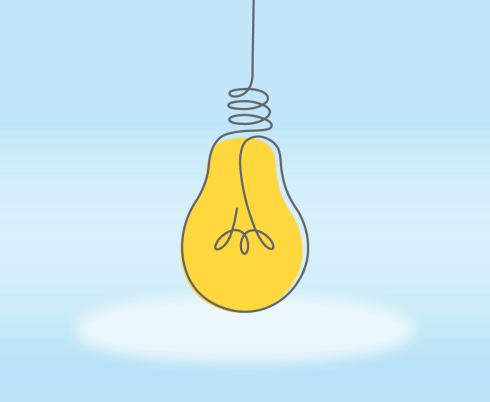 A light bulb illustration