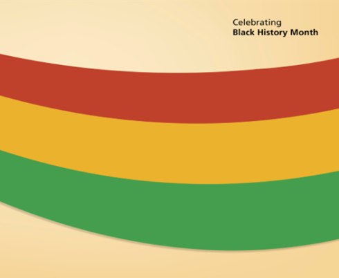 Black history month flag