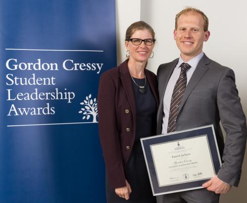 (From L to R) Dr. Barbara Gibson, senior scientist, Holland Bloorview; Patrick Jachyra