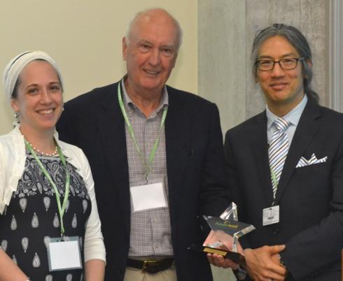From left to right: Carmit Frisch, David Ward, Tom Chau (VP, Research)