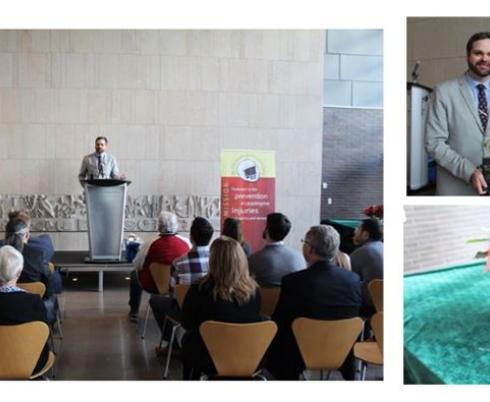 Dr. Nick Reed Receives Honourary 2015 Pashby Sports Safety Award