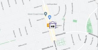 Map of the Bayview BIA in Leaside.