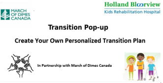 Transition pop-up - Create your own personalized plan
