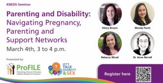 Parenting and Disability: Navigating pregnancy, parenting and support networks